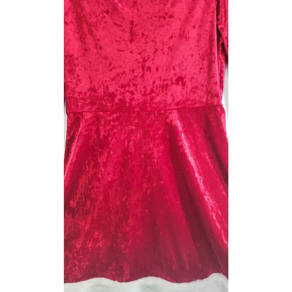 Girls Simply Styled by Sears Velour Holiday Dress Sz M 10/12 - Picture 4 of 8